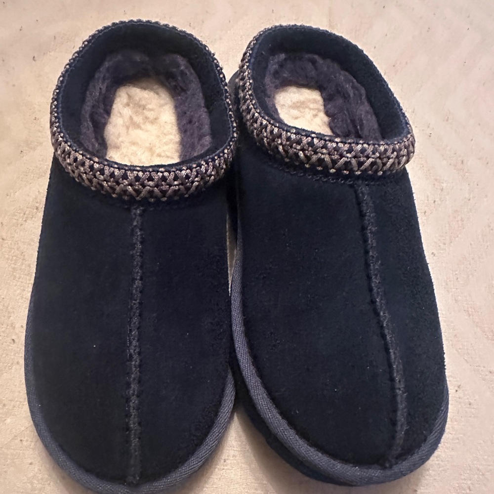 UGG Kids Navy Slippers
